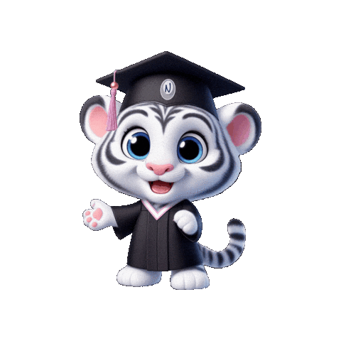 Tiger Grad Sticker by NouveauInternationalSchool