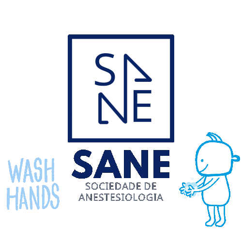 Washhands Sticker by SANE - SOCIEDADE DE ANESTESIOLOGIA