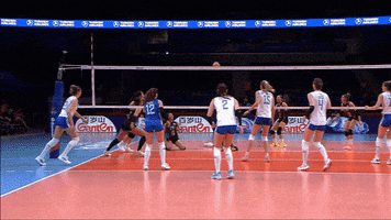 Attack Wow GIF by Volleyball World