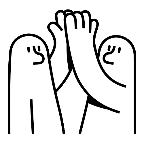 High Five Fun Sticker by Melio