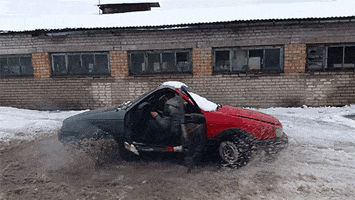 Cars Icy Roads GIF by Digg