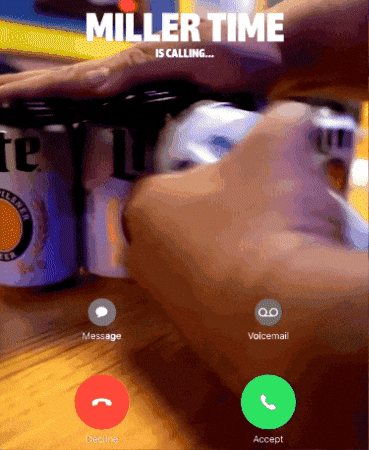 Miller Time Beer Can Gif By Miller Lite GIF