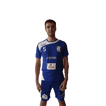 Handball Bluewhitedynamite Sticker by Handbalclub Izegem