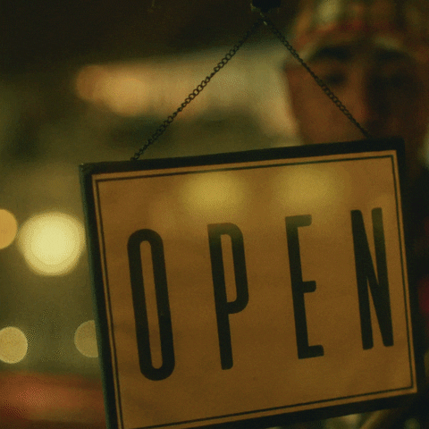 We Are Open Closing Time GIF by DonOmar