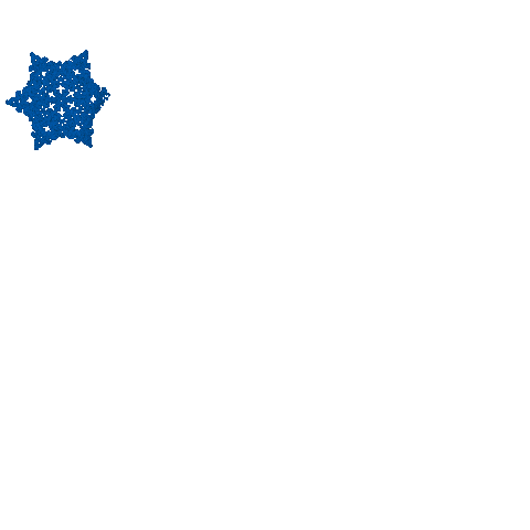 New Year Snow Sticker