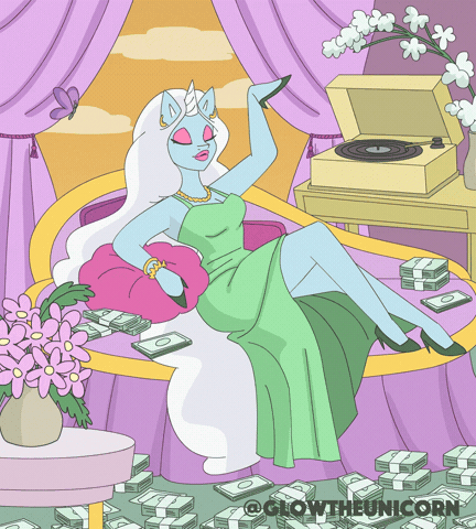 Art Relax GIF by Glow The Unicorn