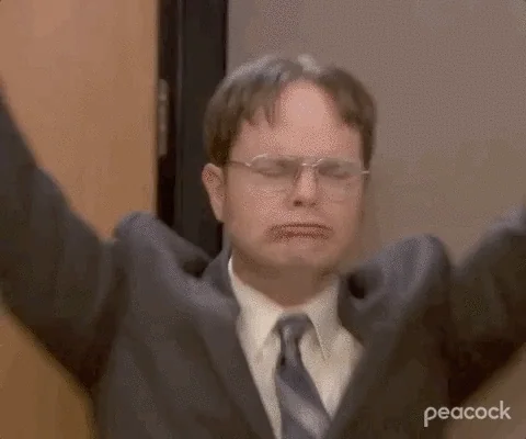 Excited Season 9 GIF by The Office
