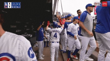 High Five Chicago Cubs GIF