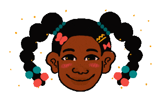 Black Girl Hair Sticker by Ari Bennett