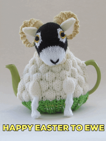Easter Sheep GIF by TeaCosyFolk