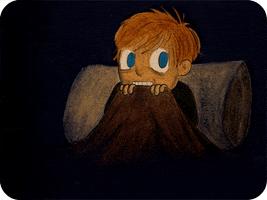 art horror GIF by The Daily Doodles
