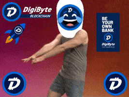 Happy To The Moon GIF by DigiByte Memes