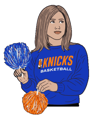 Cheer Knicks Sticker