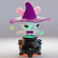 Magic Potion Halloween GIF by Bijou Buni