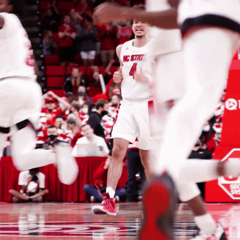 College Basketball GIF by NC State Athletics