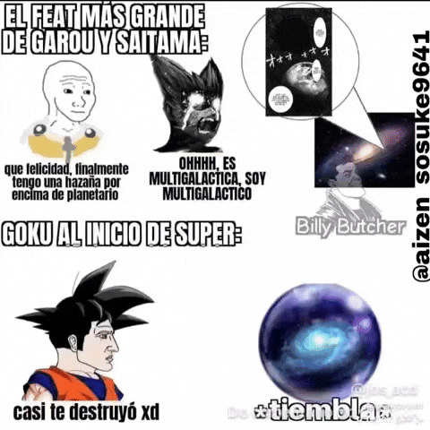 One Punch Man Goku Meme GIF