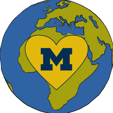 Heart World GIF by University of Michigan