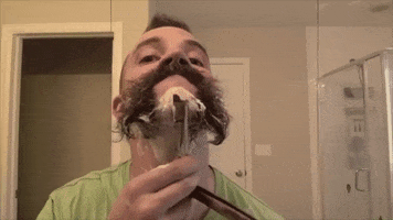 Beard Shaving GIF by Storyful