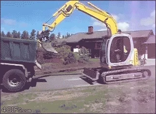 robot truck GIF