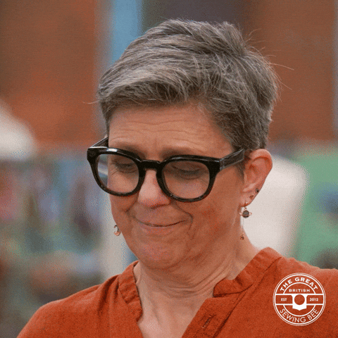 Scared Arts GIF by The Great British Sewing Bee