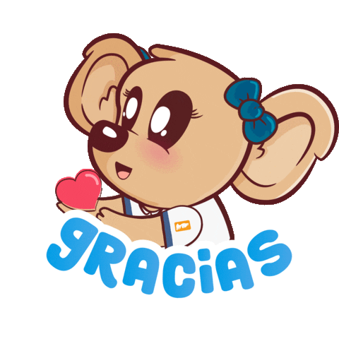 Corazon Gracias Sticker by Zona Franka