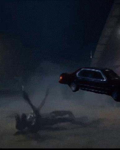 Stranger Things Car Edit GIF