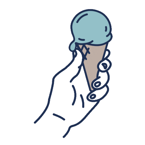 Ampersand Ice Cream Sticker