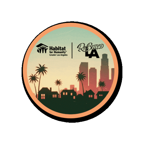 Los Angeles Sticker by HabitatLA
