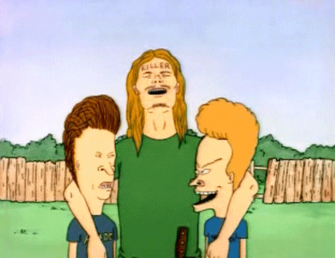 beavis and butthead yes GIF