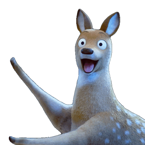 Happy Deer Sticker by Disney Pixar