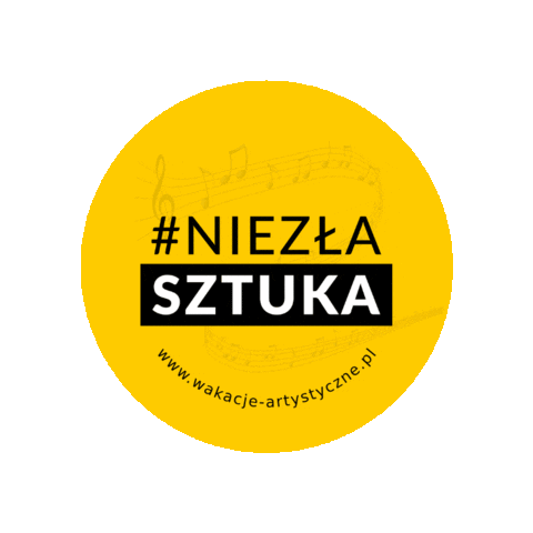 Wakacje Artystyczne Sticker