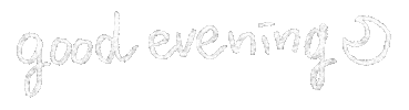 Good Evening Sticker