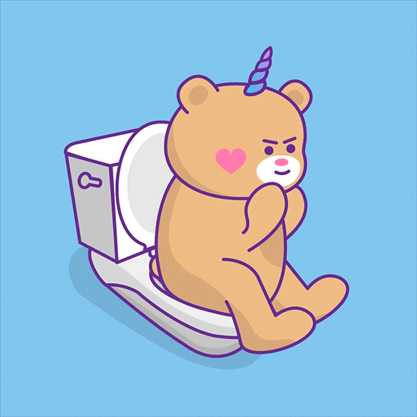 Bear Thinking GIF by Jessica Lau