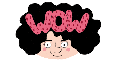 Afro Wow Sticker
