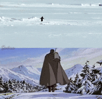 Penguin Mountain GIF