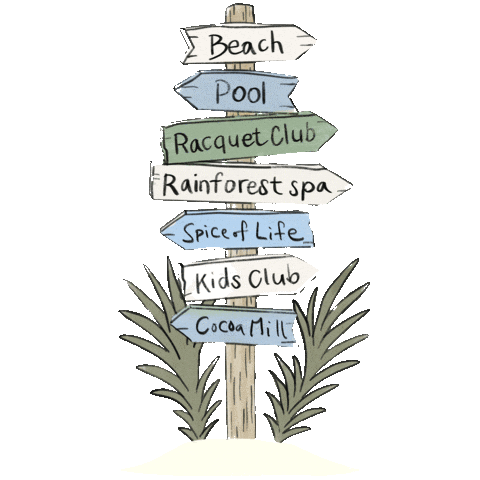 St Lucia Beach Sticker by Sugar Beach, A Viceroy Resort