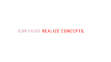 Emphasis Space Creative Sticker