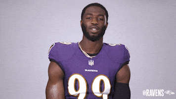 Football Looking Away GIF by Baltimore Ravens
