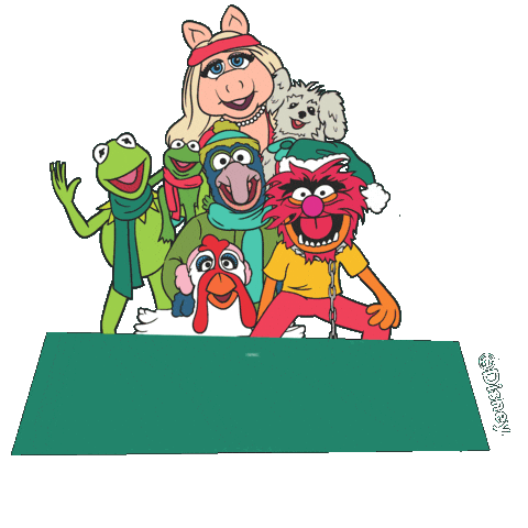 Muppet Christmas Muppets Sticker by Disney Sports
