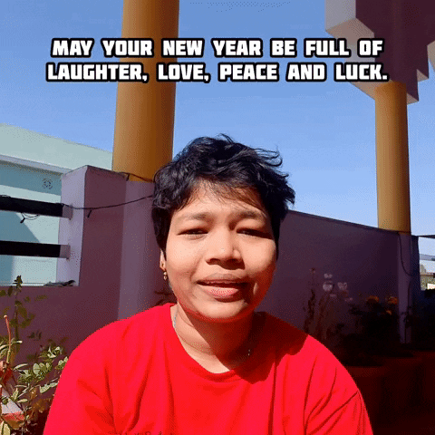 New Year Thumbs Up GIF