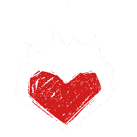 Burning Love Sticker