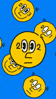 New Year Smile GIF by Jef Caine