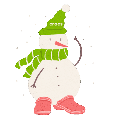 Christmas Snow Sticker by crocsru