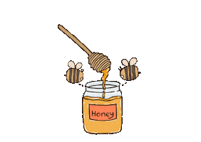 Bee Honey Sticker by cypru55