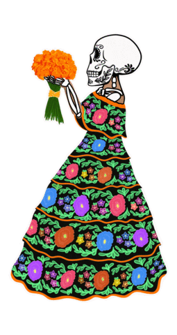 Day Of The Dead Halloween Sticker by Jack0_o