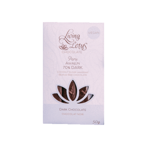 Living Lotus Chocolate Sticker