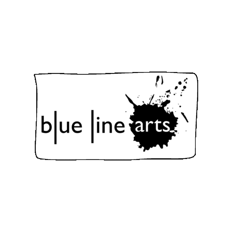 Blue Line Arts Sticker