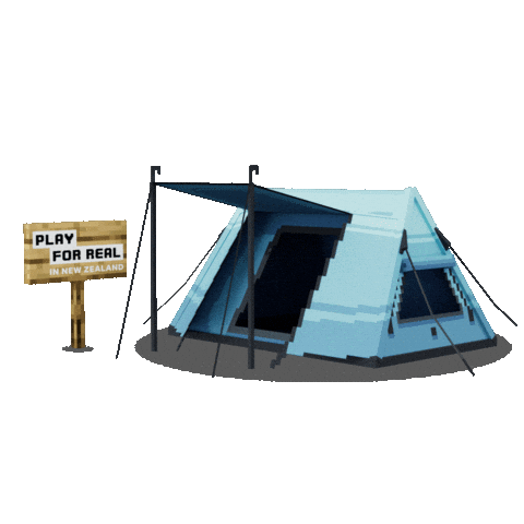 Camping Warner Brothers Sticker by Pure New Zealand