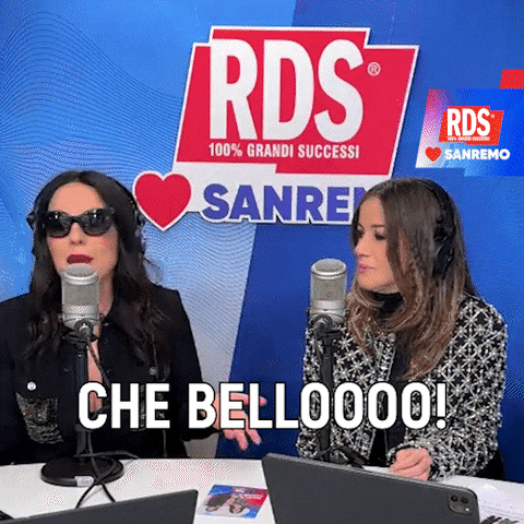 Paola E Chiara Wow GIF by RDS 100% Grandi Successi