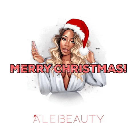 Mrs Claus Christmas GIF by aleibeauty
